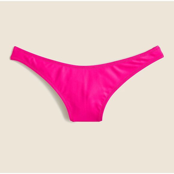 J.Crew Other - J.Crew Heritage 1989 High Leg Bikini Bottom Classic High Cut Hot Pink Fuchsia NE